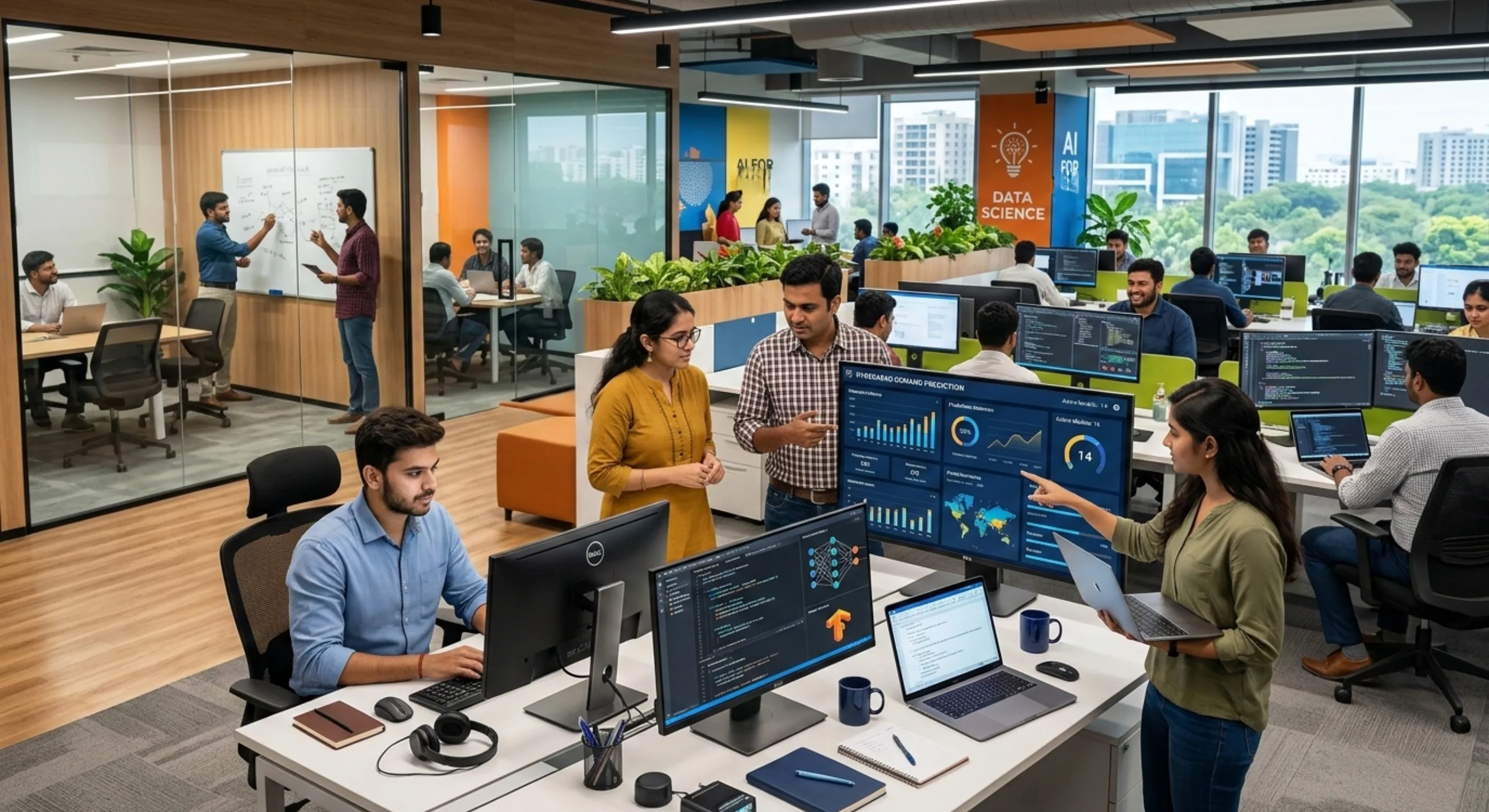 Top 10 AI Development Companies in Hyderabad including Ozrit, Evoke Technologies, Mastech Digital and Inteliment Technologies