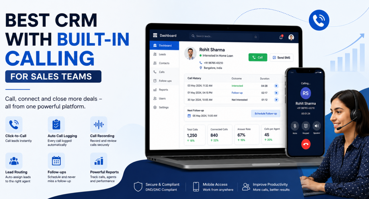 Best CRM with built-in calling for sales teams
